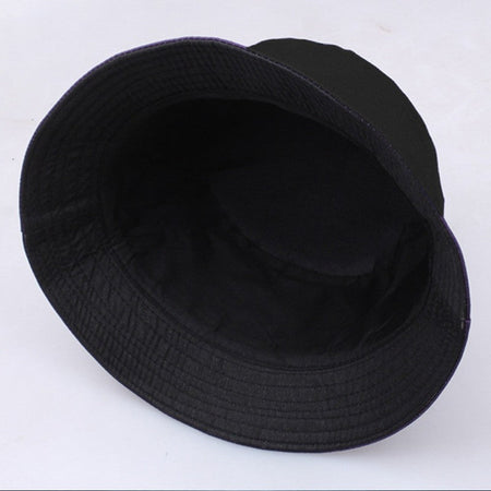 N Letter Cotton Bucket Hat for Men Women Adjustable Simple Style Fishing Cap Soft Sun Protection Outdoor Casual Daily Hat Gift