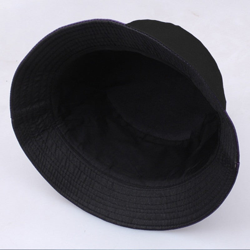 N Letter Cotton Bucket Hat for Men Women Adjustable Simple Style Fishing Cap Soft Sun Protection Outdoor Casual Daily Hat Gift