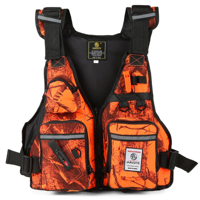 Men Professional Life Jacket Buoyancy Suit Portable Fishing Vests Multi-Pockets Waterproof Sea Fishing Adjustable Vest 2022 New