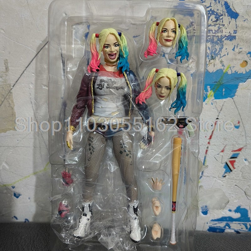 Harley Quinn Batman Action Figure Disney Mafex 015 Joker Heath Ledger The Dark Knight Collectible Toy Christmas Halloween Gift