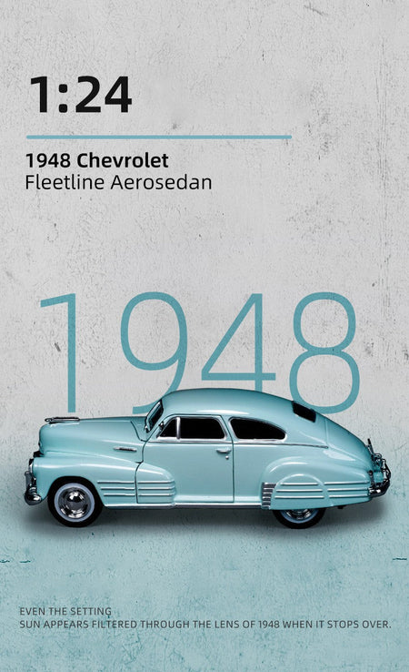 Maisto 1:24 Chevrolet Fleetline Aerosedan 1948 Alloy Car Diecasts Toy Vehicles Car Model Miniature Scale Model Car For Children