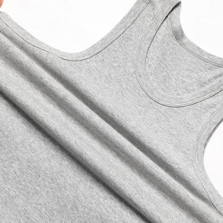100% Cotton Men's Tank Tops Gym Stringer Man Braces T-shirt Bodybuilding Sleeveless Shirt Fitness Vest Male Muscle Singlets Hot