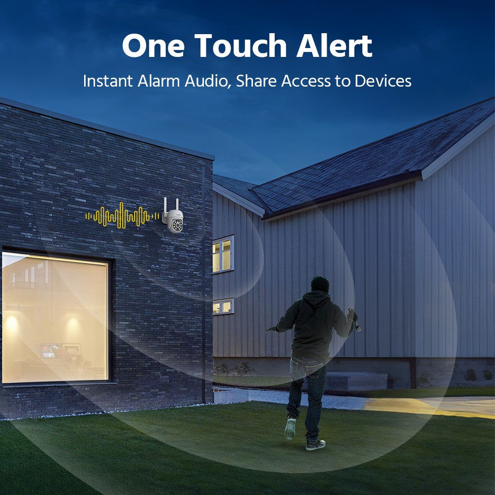 ANNKE 5MP Wireless Home Camera System 2PCS Cam Kit Security System Cameras PIR Human Detection 4CH Dual wifi Homebase