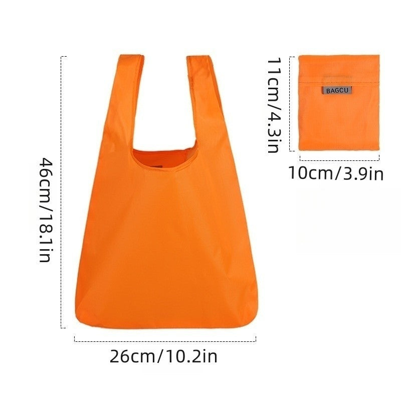 Folding 1pc shopping bags, eco-friendly portable handbags, portable bags for supermarkets and markets