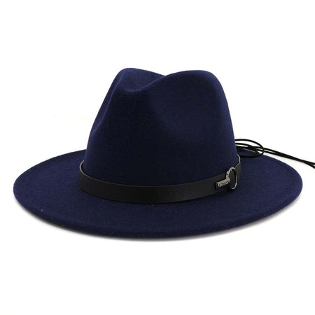 QBHAT Women Men Wide Brim Wool Felt Jazz Fedora Hats Panama Style Cowboy Trilby Party formal Dress Hat Large Size Yellow white