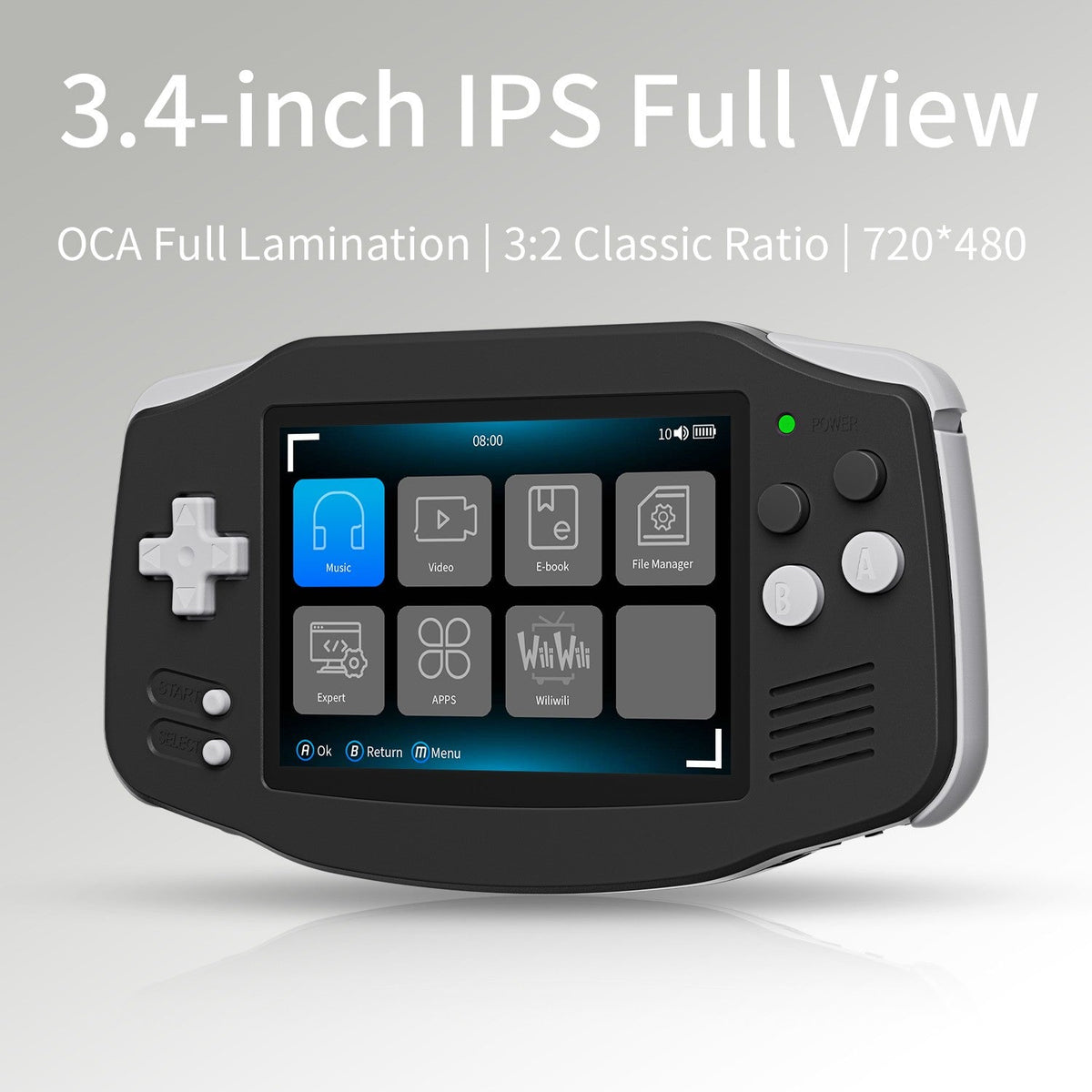 Anbernic RG34XX Handheld Game Console 3.4 inch IPS 720*480 Screen Linux System HDMI Compatible 3500 mAh Video Game Console