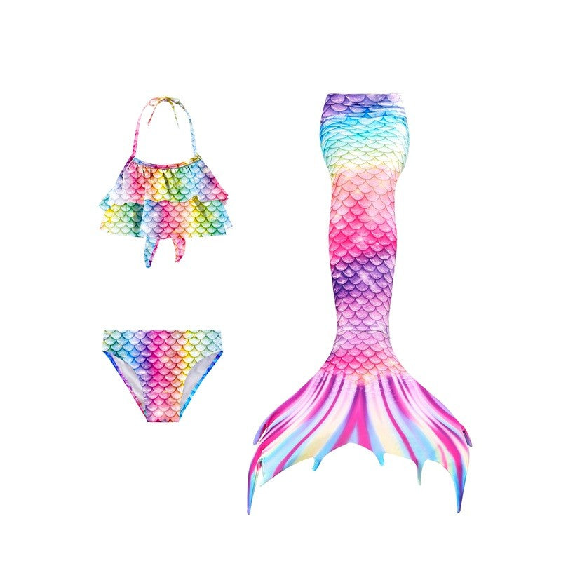 Mermaid Costume for Mermaid Tail for Swimming Can Add Monofin Fin Ariel Mermaid Costumes Cosplay BiSwimsuit set gift