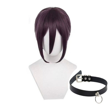 Chainsaw Man Reze Cosplay Wig Synthetic Short Straight Wig Anime Coser Cute Girl Heat Resistant Fiber High Quality Wig Halloween