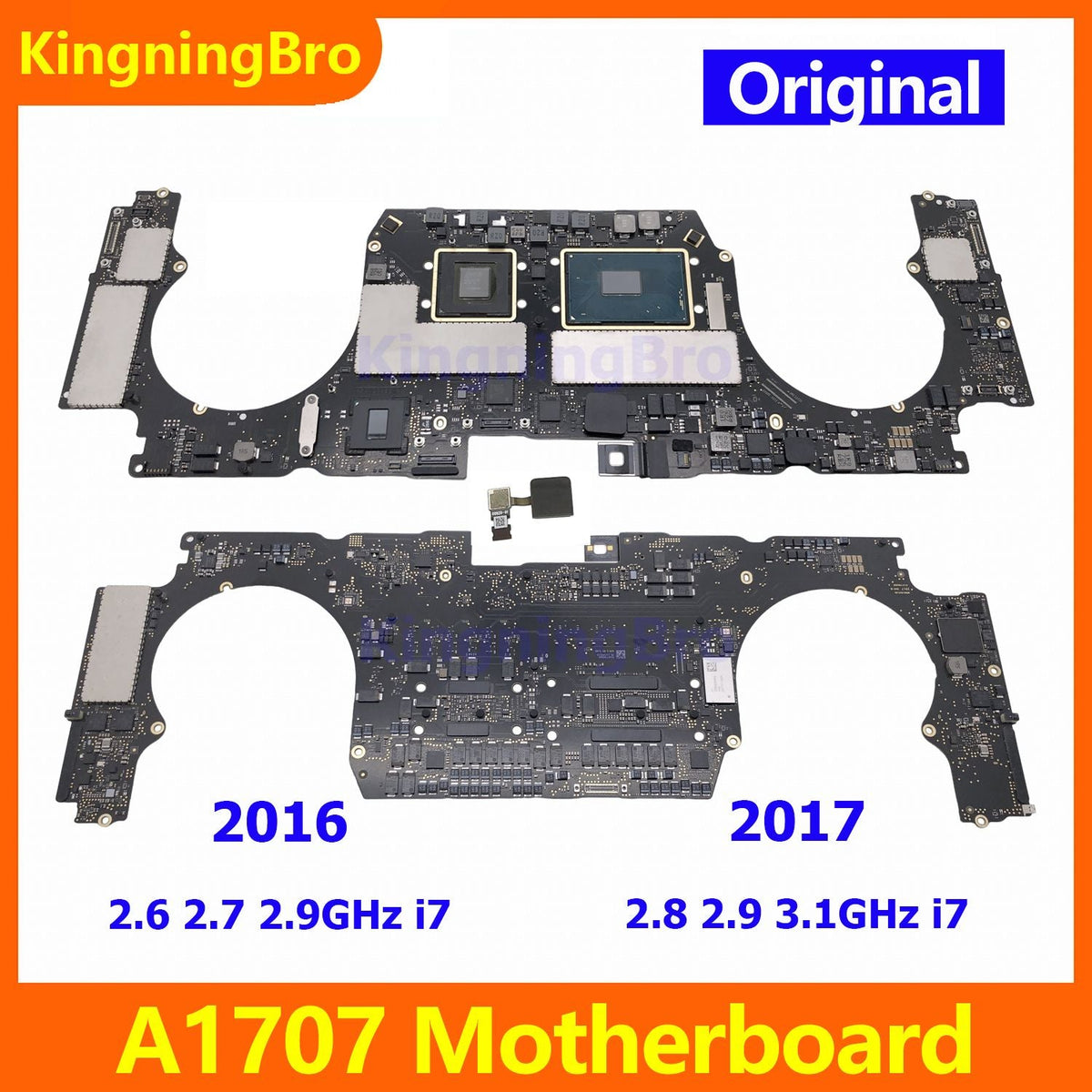 Original A1707 Motherboard For Macbook Pro 15" A1707 Logic Board With Touch ID i7 16GB 2016 2017 820-00281-A 820-00928-A