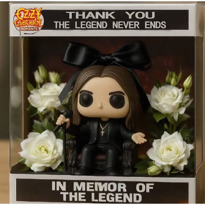 Ozzy Osborne Figure Thank You Ozzy The Final Show Resin Duck Doll Ornaments Desktop Decoration Cute Doll Fans Souvenir Gift