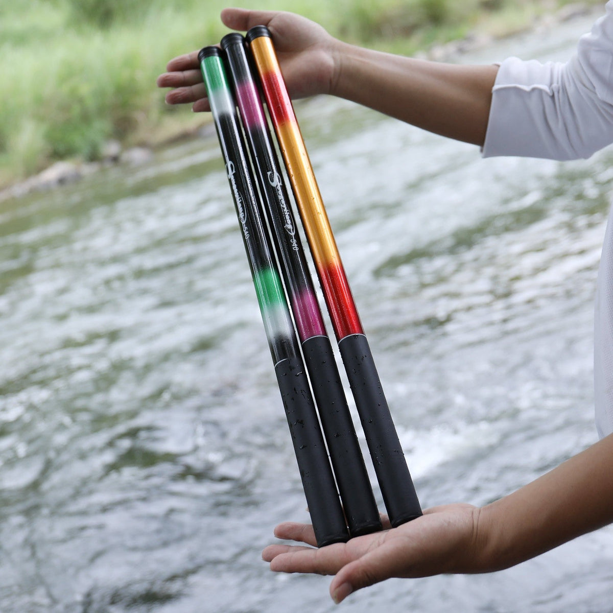 Sougayilang Fiberglass Portable Multi Section Fishing Rod 2.7-5.4m Rough and Anti Bending Opens Up A Smooth Fishing Journey