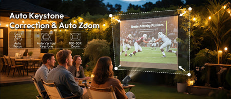 XGODY Projector 4K 350ANSI Short Throw Speaker Base Android Bluetooth WiFi Native 1080P Auto FocusHome Theater