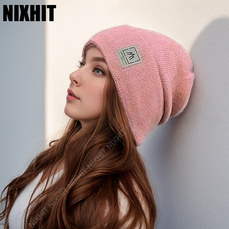 Warm Women Men Winter Beanies Hats Gothic Street Punk Knitted Bonnet Caps 100% Cotton Fashion Keep Warm Skullies Beanies Hats