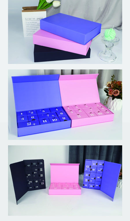 12 days Advent Calendar  Christmas DIY Box Set  Christmas Countdown Calendar Holiday Premium Surprise Christmas Gifts
