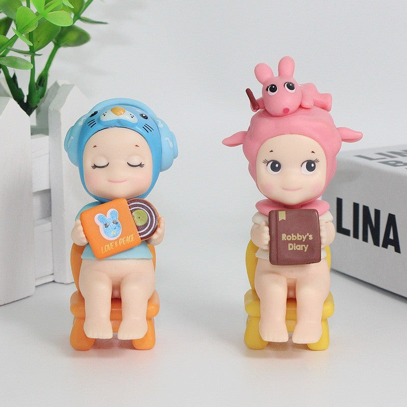 new 2025 Sonny Angel Enjoy The Moment Series Blind Box Anime Mini Figures Ornaments Cartoon Dolls Desktop Valentine'S Day Gift
