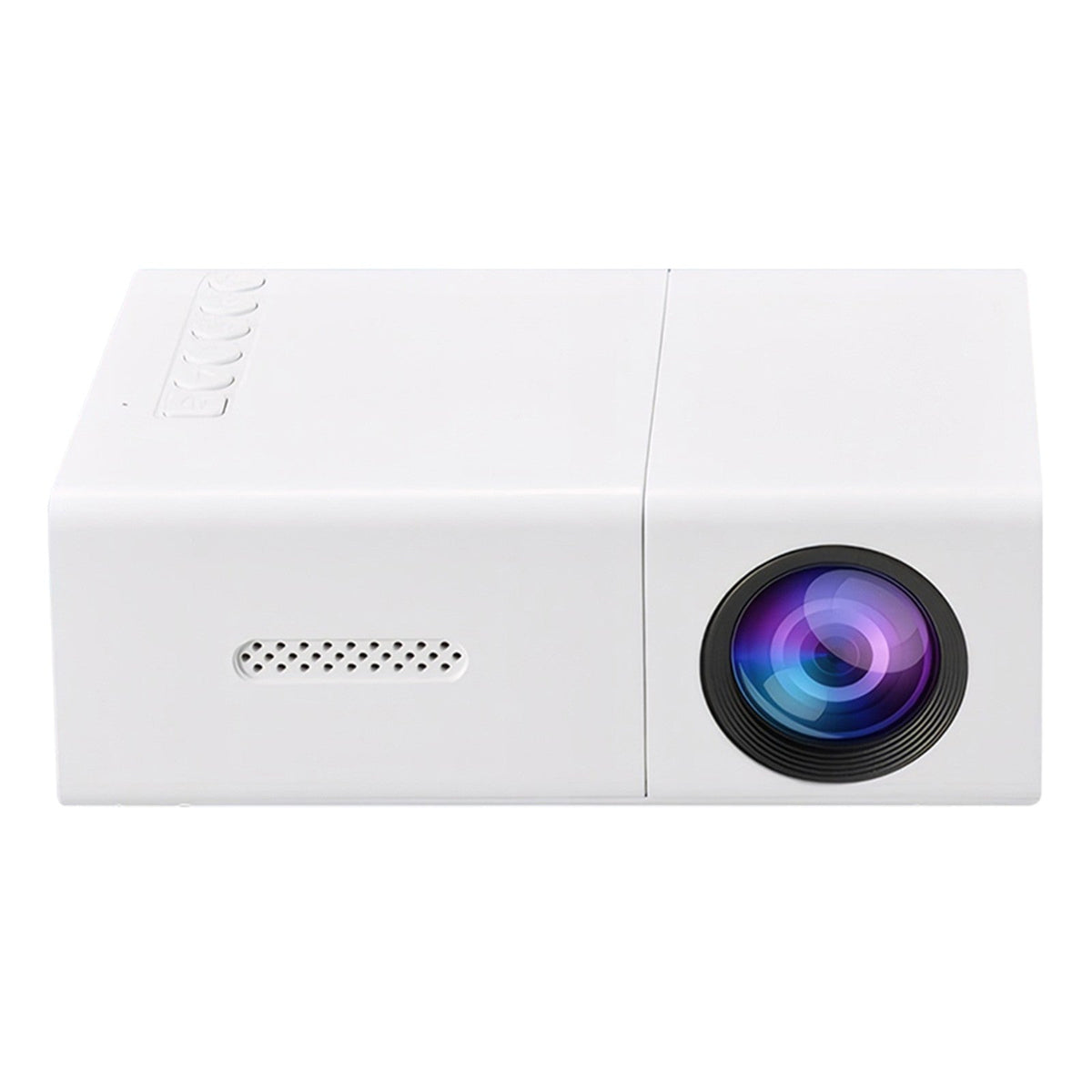 1080P LED Pocket Pico Video Projector Compatible with HDMI AV Laptop Smartphone 4K HD Video Projector for Outdoor Camping Movies
