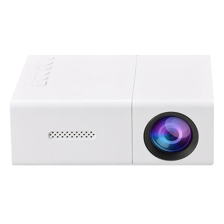 1080P LED Pocket Pico Video Projector Compatible with HDMI AV Laptop Smartphone 4K HD Video Projector for Outdoor Camping Movies