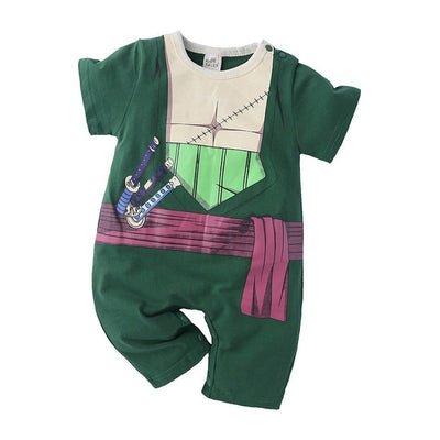 0-2 Years Old Children's Cartoon One-piece Baby Role Play Short-sleeved Romper Kids Cotton Clothes Baby Girl and Boy Clothes