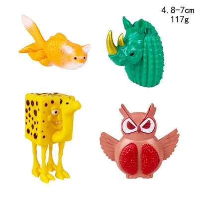 Italian Brainrot Tung Sahur Figure Toy Tralalero Tralala Figures Bombardino Crocodilo Shimpanzini Bananini Model Decor Doll Gift