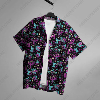 Men's Hawaiian Shirts For Men Casual Cartoon 3D Printed Shirts Loose Short-sleeve Beach Blouses Oversize Tops Camicias homme