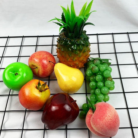 5PCS 8x9.5cm Artificial Fruit Fake Apple Food Photography Props Christmas Halloween Party Home Decoration Fake Fruits Ornaments