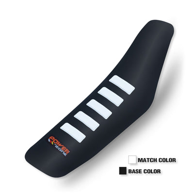 Powerzone Rib Ribbed Gripper Seat Cover in Waterproof Set Protection Antislip Upset Apply to For SXF EXC KXF CRF YZF WR TC TE