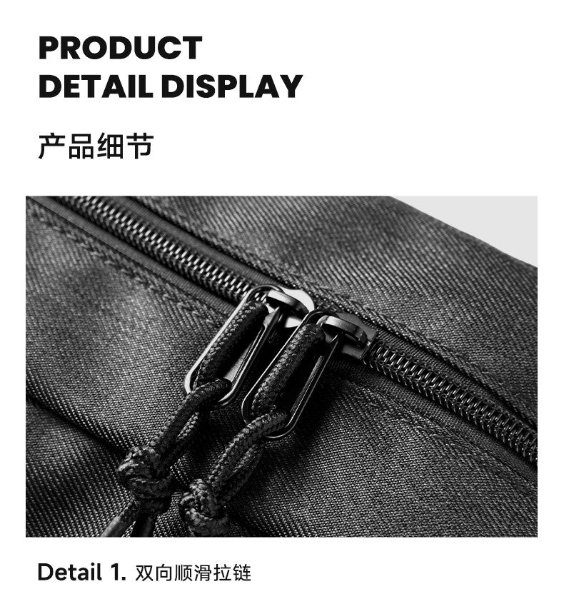 LEE Women Men Oxford Crossbody Waist Bag Waterproof Running Sport Single Shoulder Slingbag Travel iPad Pocket Daily Fanny Pack