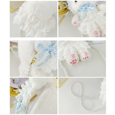 Kawaii Bunny Bag Princess Lolita Shoulder Bag Long-eared Rabbit Sweet Crossbody Bags