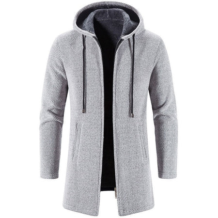 2025 New Autumn Men's Long Sleeve Sweatshirts for Men with Zipper Hooded Mens Oversize Winter Top Jacket Coat Warm Streetwear