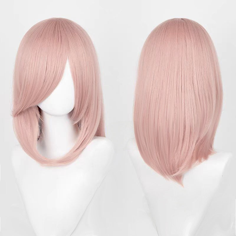 Cosplay Wigs Multicolor 16 Inch Short Straight Men's Wig Synthetic Heat Resistant Wigs for Anime Cosplay Halloween Party Use