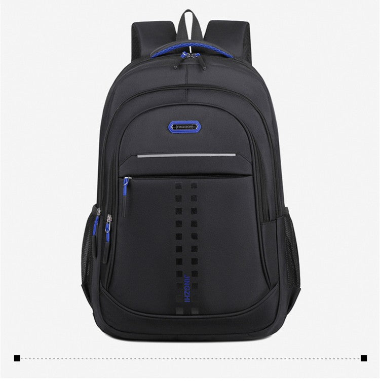 Men's and women's backpack Oxford waterproof backpack Business computer bag Leisure travel backpack High school student backpack