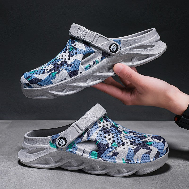 Flat Sandals Men Shoes EVA Slippers Garden Platform Sandals Man Summer Sandals New Male Sneakers Outdoor Home Clogs