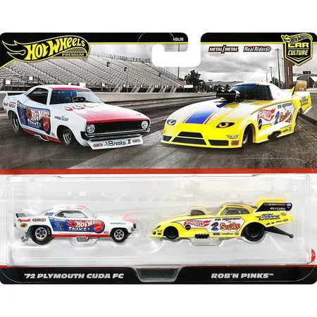 2026 New Mattel Hot Wheels Original Culture Cars Children's Toys 1:64 Die-Cast Accelerating Subaru Toyota Nissan Gtr Aston Martin Alfa Romeo Vehicle Model Gift Double Car Set