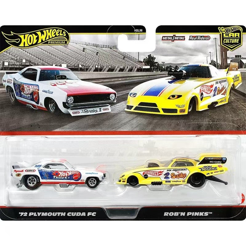 2026 New Mattel Hot Wheels Original Culture Cars Children's Toys 1:64 Die-Cast Accelerating Subaru Toyota Nissan Gtr Aston Martin Alfa Romeo Vehicle Model Gift Double Car Set