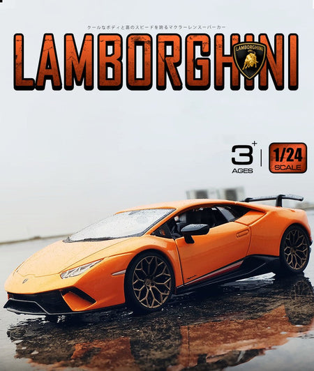 Bburago 1:24 Lamborghini Huracan Performante Alloy Car Diecasts & Toy Vehicles Car Model Miniature Scale Model Car For Children