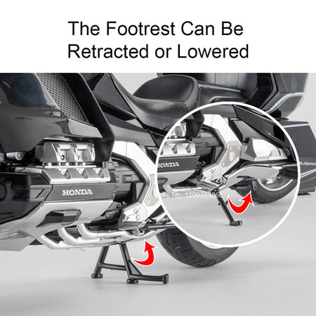 1:11 Honda Gold Wing GL800 2021 Motorcycles Models Cars Toys Rubber Tires with Light Music Miniature Model Toddler Kids Gifts