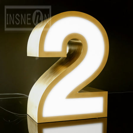 Luminous Letters Custom Logo Led Acrylic Signs Business Light Letter Advertising Luxury Brand Metal Sign Neon Wall Signboard 3d