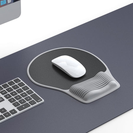 Ergonomic Mouse Pad Wrist Support, Comfortable Mouse Pad Wrist Rest, Relieve Wrist Pain Gel Mouse pad, Laptop, computer, office