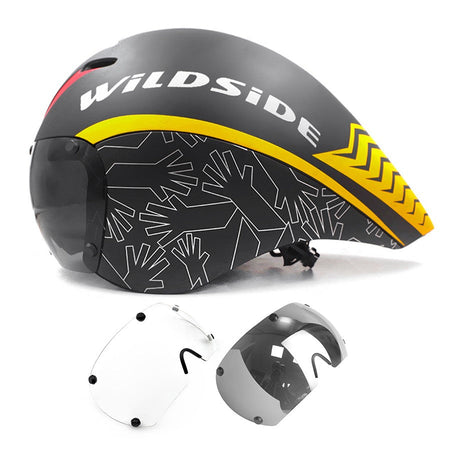 TT Cycling Helmet Lens Goggles Triathlon Tri Aero Road Bike Helmet Timetrial Race Bicycle Helmet Men Casco Ciclismo Accessories