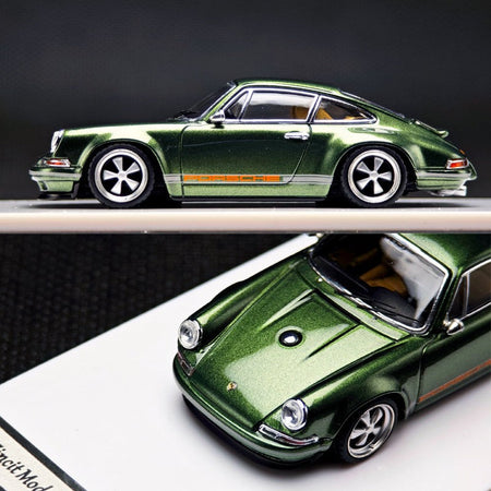 1:64 New Zincit Model Porsch 911 964 Singer Coupe Dls Miniature Alloy Die-Cast Model Custom Children'S Toys Collectible Ornament