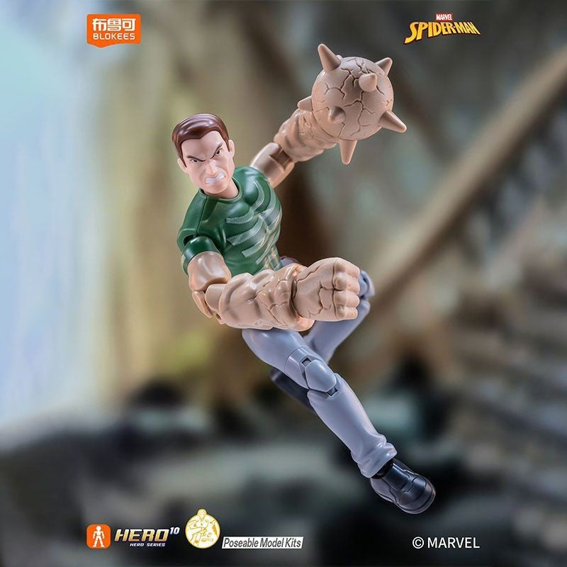 Blokees Hobie Brown Spider-Man Green Goblin Sandman Electro Shocker Spider-Man 2099action Figure Assembly Collection Toys Gifts