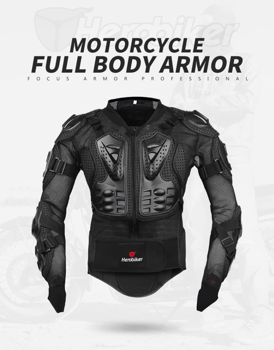 Motocross Jacket Men Body Armor Motorcycle Armor Wear-Resistant Anti-Drop Bicycle Racing Jacket Riding Motorbike Moto Protection