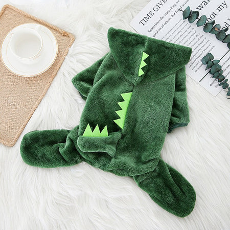 Winter Dog Clothes Warm Fleece Pet Dogs Hoodies Pet Clothes for Small Dogs Chihuahua Puppy Cats Jacket Coat Dog Jumpsuit Costume