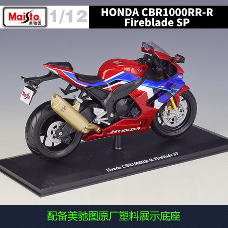 Maisto 1:12 Honda Cbr1000rr-r Cbr1000rr 1000 rr Fireblade Sp Race Car Simulation Alloy Motorcycle Model With Base Toys And Gifts