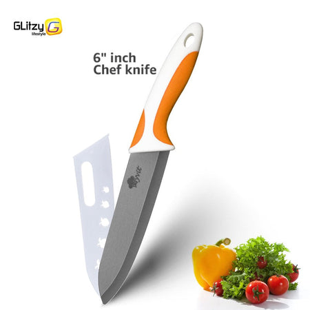 Kitchen Chef Knife Rustproof Fruit Paring Knife Ceramic Knife Household Utility Vegetable Slicing Knives Sharp Black Blades Cook
