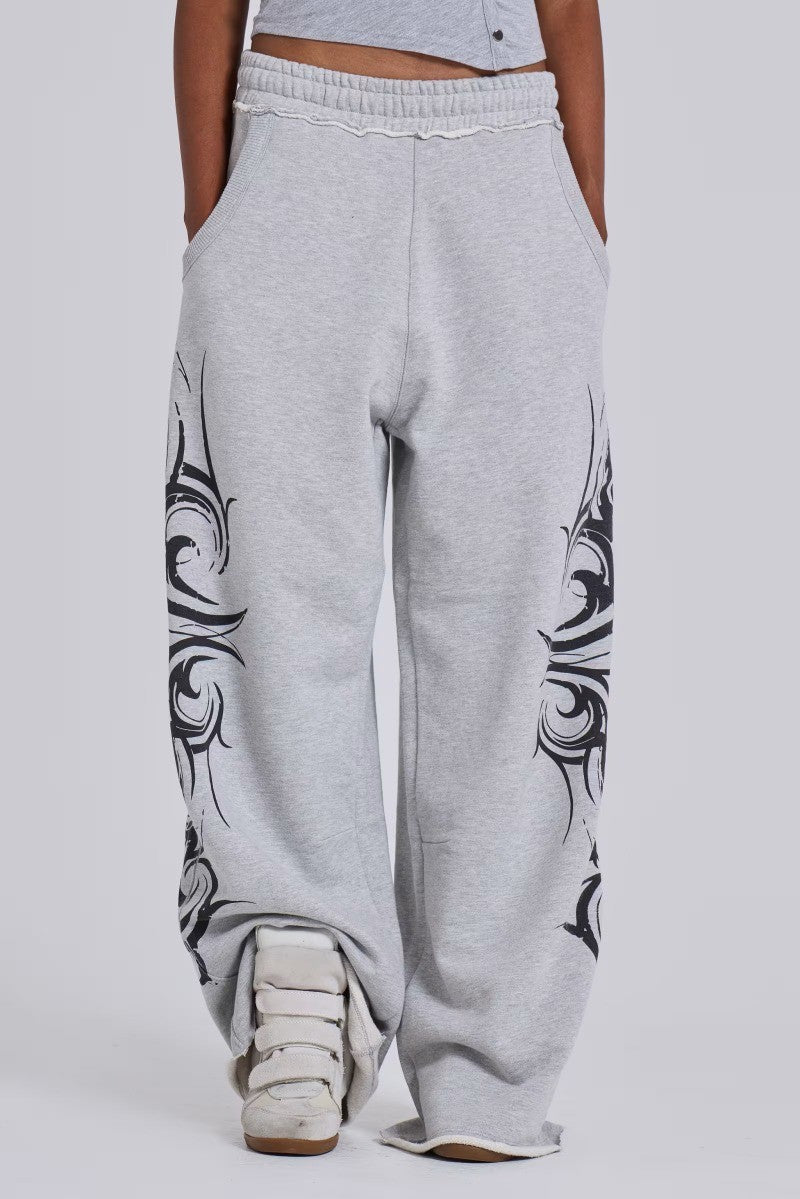Harajuku Fashion Striped Sweatpants Men Women Baggy Trend Pants Retro Casual Comfortable Durable Training Outdoor Running Pants
