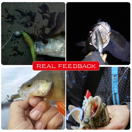 MEREDITH 50pcs/lot Fishing Soft Worm Hooks High Carbon Steel Wide Super Lock Fishhooks Lure Softjerk Hooks 8#-5/0 Fishing Tackle
