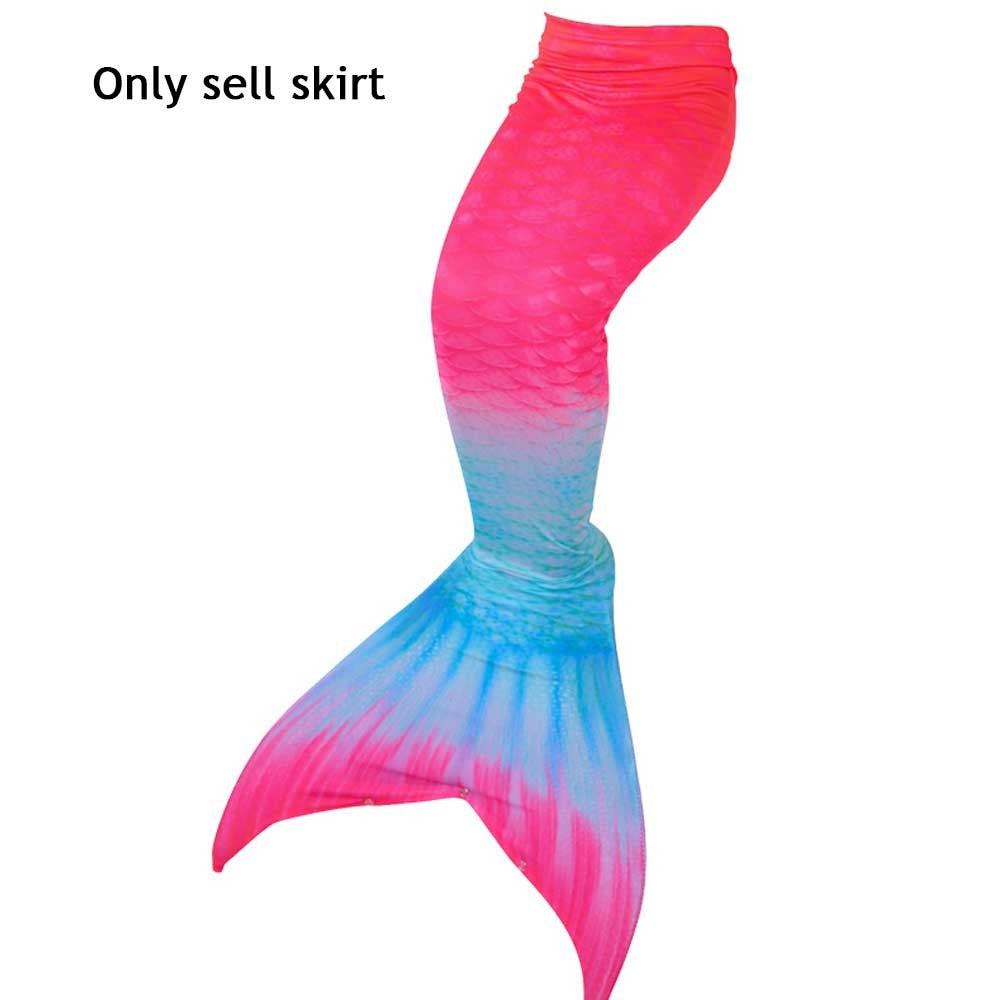 Carnival Summer Kids Swimming Mermaid Tail Mermaid Only 1pcs Skirt Costume Cosplay Children Princess Party Fantasy Swimsuit