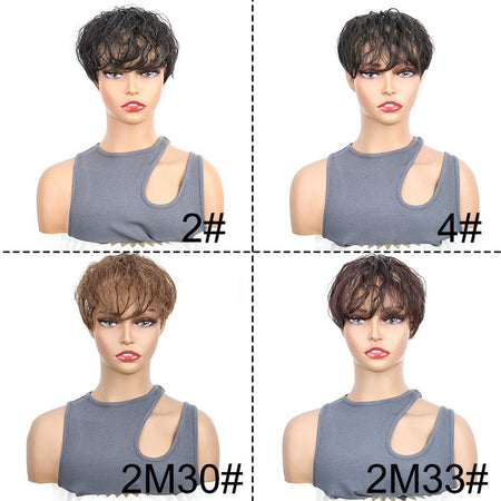 Synthetic 6Inch Clip In Hair Extension Short Curly Toupee Breathable Light Weight Hairpiece Increase Hair Volume