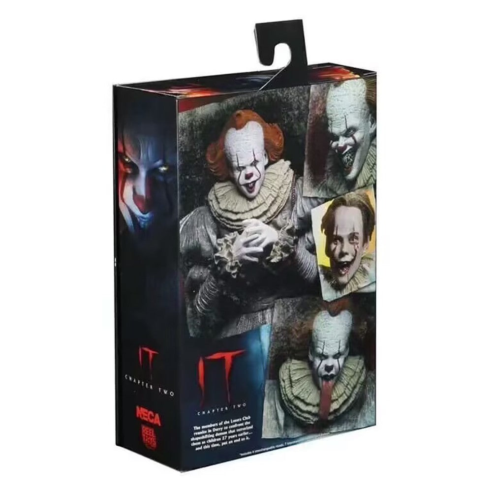 NECA Pennywise Joker Figure Stephen King's It Pennywise Joker Clown Model Halloween Horror Toy Christmas Birthday Gifts